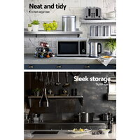 Cefito 900mm Stainless Steel Kitchen Wall Shelf Mounted Rack thumbnail