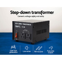 Giantz Step Down Transformer 500W 240V TO 110V Stepdown Voltage Converter AU-US thumbnail