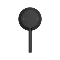 Cefito Basin Mixer Wall Tap Round Brass Faucet Shower Bathtub Black thumbnail