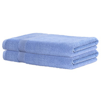 2 Pack Bath Sheets Set Cotton Extra Large Towel Blue thumbnail