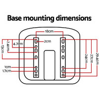 Giantz Tractor Seat Forklift Excavator Universal Suspension Truck Chair PU Leather thumbnail