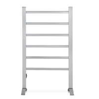 Devanti Electric Heated Towel Rail Rack 6 Bars with Timer Clothes Dry Warmer thumbnail