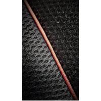 Universal 60/25 Airbag Front Seat Cover Nobody Rides For Free - Red thumbnail