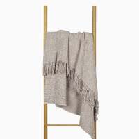 Cambridge Throw - 100% NZ Wool -  Silver thumbnail
