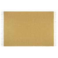 Hampton Throw - Merino Wool Blend - Ochre thumbnail