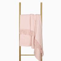 Oxford Throw - Merino Wool Blend - Blush thumbnail