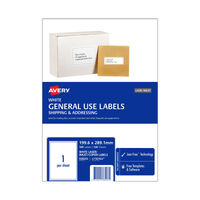 AVERY Gen Label L7167GU1Up Bx100 thumbnail