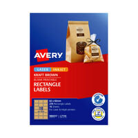 AVERY Label Rect Brn L7110 Pack of 270 thumbnail