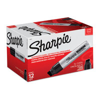 SHARPIE Magnum Permanent Marker Black Box of 12 thumbnail