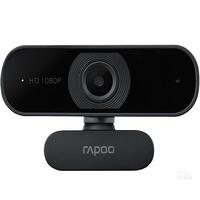 RAPOO C260 Webcam FHD 1080P/HD720P, USB 2.0 Compatible Win7/8/10, Mac OS X 10.6 or above, Chrome OS and Android V5.0 or above - Ideal for TEAMS, Zoom thumbnail