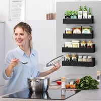 4 pack Magnetic Fridge Spice Rack thumbnail