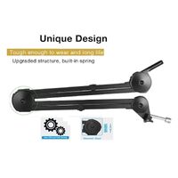 Heavy Duty Microphone Arm Microphone Stand Suspension Scissor Boom Stands with 6" Pop Filter and Cable Ties for Recording thumbnail