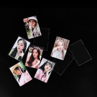 100 Packs Photocard Sleeves, 200Microns Kpop (Unsealable) thumbnail
