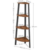 Corner Shelf 4 Tier Industrial Storage Rack thumbnail