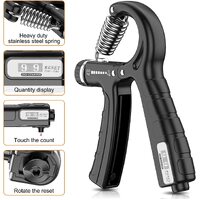 5 Pack Adjustable Resistance Hand Gripper Exerciser Workout Kit thumbnail