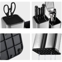 2 in 1 Stainless steel knife holder for kitchen thumbnail