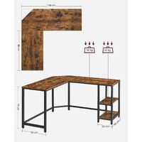 L-Shaped Computer Desk Corner thumbnail