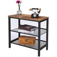 2-Tier Shoe Rack, Industrial Shoe Organizer Storage Bench thumbnail