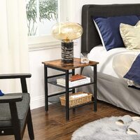 Side Table, 2 Mesh Shelves thumbnail