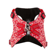 Floral Doggy Harness Red 2XS thumbnail