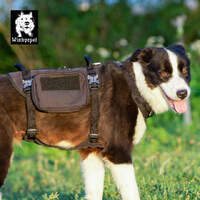 Whinhyepet Military Harness Black M thumbnail
