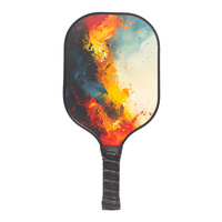 Pickleball Set with 6 Aerodynamic Balls and 2 Fiberglass Paddles thumbnail