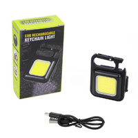 Mini Waterproof Rechargeable LED Light USB Flashlight-Lamp Torch Pocket Keychain thumbnail