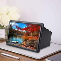 3D Mobile Phone Screen Magnifier 12" HD Video Amplifier for Smartphone Stand thumbnail