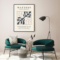 Wall Art 70cmx100cm Henri Matisse Black Frame Canvas thumbnail