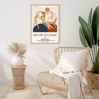 Wall Art 70cmx100cm Dancing by Henri Matisse Wood Frame Canvas thumbnail