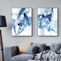 Wall Art 100cmx150cm Saturday Night 2 Sets Black Frame Canvas thumbnail