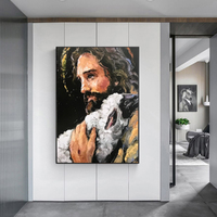 Wall Art 50cmx70cm Back In His Arms Black Frame Canvas thumbnail