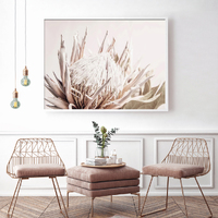 Wall Art 60cmx90cm Pure Protea II White Frame Canvas thumbnail