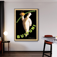 Wall Art 50cmx70cm Buitoni Black Frame Canvas thumbnail