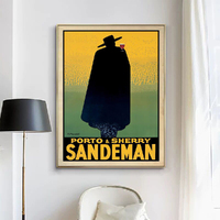Wall Art 70cmx100cm Sandeman Gold Frame Canvas thumbnail