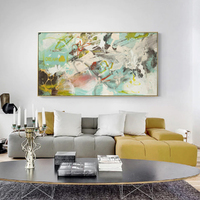 Wall Art 50cmx100cm Dream Dream Gold Frame Canvas thumbnail