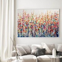 Wall Art 70cmx100cm Flourish Of Spring White Frame Canvas thumbnail