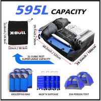 X-BULL Waterproof Car Roof Cargo Bag 595L Top Rack Carrier Luggage Storage Cube thumbnail