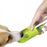 380ml Portable Pet Water Bottle with Filter - Travel Drinking Cup For Dogs Cats thumbnail