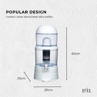 14L Benchtop 8 Stage Water Filter - Ceramic Carbon Mineral Stone Silica Purifier thumbnail