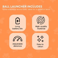 Hyper Fetch Maxi Dog Ball Thrower - Large Interactive Pet Toy Launcher thumbnail