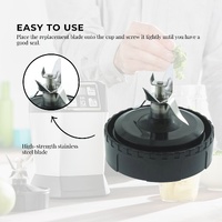 For Nutri Ninja Extractor Blade - 5 Fin Female Connection Replacement Part thumbnail