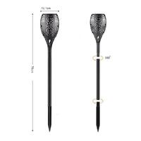 51 LED Bulbs Torch Solar Garden Outdoor Flame Dancing Flickering Light Auto Lamp thumbnail