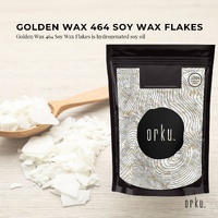 400g Golden 464 Soy Wax Flakes - 100% Pure Natural DIY Candle Melts Chips thumbnail