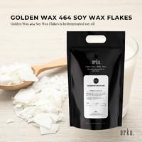 5Kg Golden 464 Soy Wax Flakes - 100% Pure Natural DIY Candle Melts Chips thumbnail