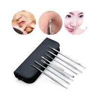 Blackhead Remover 7 Piece Tool Kit For Pimple Extraction Blemish Suction Removal thumbnail