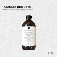 Orku 1L Organic Neem Seed Oil - Debitterised Cold Pressed Azadirachtin Indica thumbnail