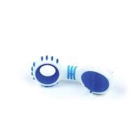 Dog Dental Rattle - Blue Puppy Teething + Cleaning Gums Rubber Ridges Chew thumbnail