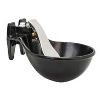 25cm Cattle Drinking Bowl - Iron Cast Mounted Automatic Water Cow Horse Trough thumbnail