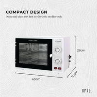 20L Ozone UV Steriliser Box - Beauty Equipment Salon Nail Tools Sterilizer Cabinet thumbnail